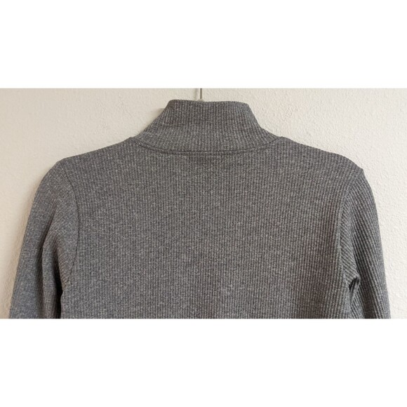 ACTIVE DOMINO Fashion Heather Gray Nylon Stretch Full Zip Athletic Jacket L - Picture 7 of 10